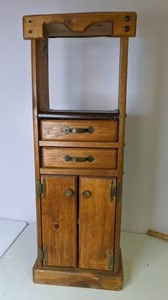 lot 213 image: Petite Knotty Pine Storage Unit