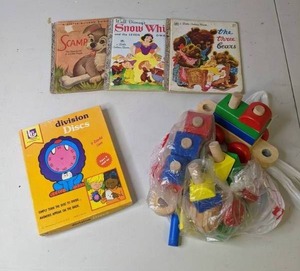 lot 249 image: Vintage Golden Books & Toys