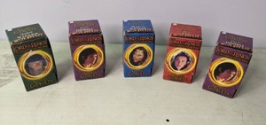 lot 255 image: (5) Lord of the Rings Glass Goblets