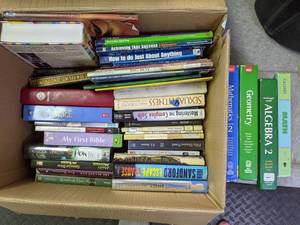 lot 141 image: Book Lot Novels, Religious, Non-Fiction, Mathematics