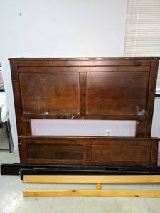 lot 334 image: Bed Frame with Headboard and Footboard
