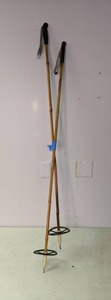 lot 347 image: Vintage Bamboo Ski Poles