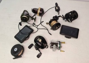 lot 348 image: Fishing Reels & (2) Garmin Fish Finders