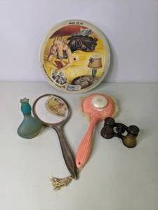 lot 157 image: Vintage Vogue Picture Record, Vanity Items, Opera Glasses