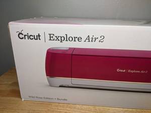lot 2 image: Brand New Cricut Explore Air 2 Wild Rose Bundle Cutting Machine Vinyl