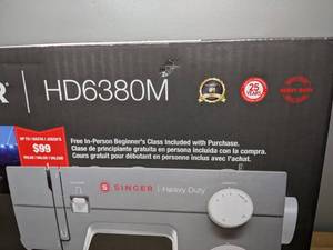 lot 3 image: Brand New SINGER Heavy Duty HD6380 Sewing Machine